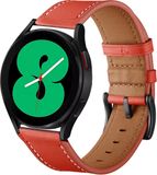 By Qubix Qubix Garmin Venu 2 - lederen bandje - Rood - leather - 8720621159841