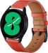 By Qubix Qubix Garmin Venu 2 - lederen bandje - Rood - leather - 8720621159841