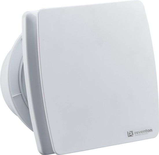 Reventon Velo 100T - Ventilator - 95 m³/h - ø 100 mm - Wit - Met Timer