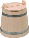 Natuurlijker leven® Authentieke houten augurkenpot 2l