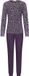 Pastunette - Purple Pebbles - Pyjama - Katoen/Modal - Paars - Maat 36