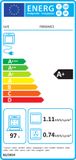 Ilve inductie fornuis 91,1 cm 1 oven mat-grafiet