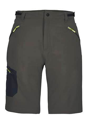 killtec Men's Functional Shorts KOS 14 MN SHRTS - Green Anthracite - Size 46