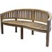 AVH-Collectie Bananen Teak Tuinbank 150 cm Rechte Rugleuning