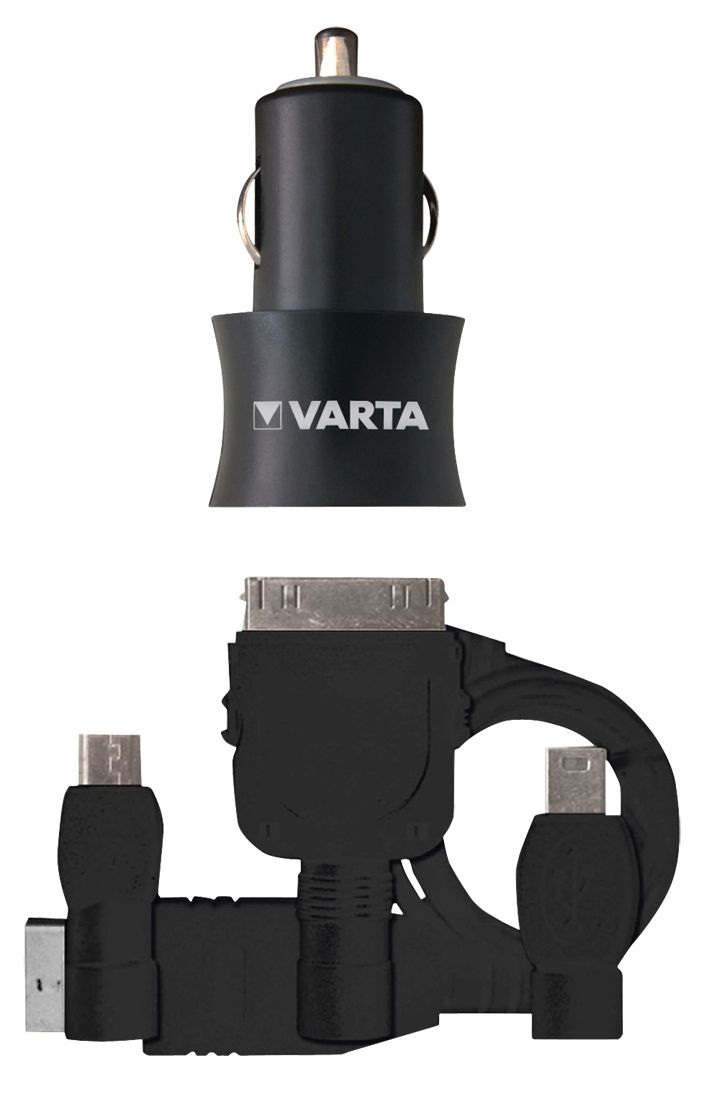 Varta USB Car Charger - Zwart