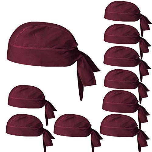 MISEMIYA Chef's Hat 926 - Grenadine Red - 100 Pieces - Unisex - Adult