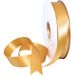 Morex Ribbon Satijnen lint met dubbel gezicht, 7/8 inch door 50 werven, oud goud