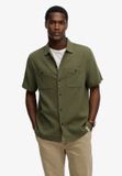 Superdry Merchant Gestructureerd T-shirt Korte Mouw Heren Beetle Green S