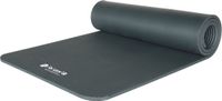 ForzaFit Yogamat Grijs 183 x 61 x 1 cm - Extra dik - Yoga - Pilates - Fitness mat met Draagriem