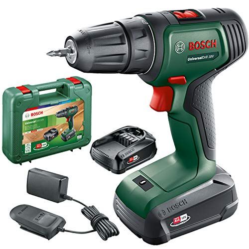 Bosch UniversalDrill 18V Accuschroefboormachine - Incl. 2x 18V accu en lader - In koffer