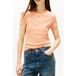 Tommy Hilfiger Slim Essential T-shirt Orange/ecru Stripe