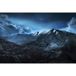 Papier peint panoramique Montagnes 130 cm x 87 cm