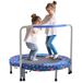 Latios Trampoline enfant Trampoline d'extérieur - Rebondisseur pliable avec poignée - Diamètre 91,5 cm - Bleu