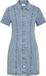 VILA VINISA S/S DENIM DRESS/TES Dames Mini jurken Light Blue Denim Katoen