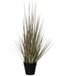 Mica Decorations Kunstplant - gras / siergras - groen/paars - H53 x D30 cm