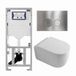 Geberit QeramiQ Dely Swirl Toiletset - Glans Wit