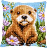 Vervaco Kruissteekkussen kit Otter - PN-0228642