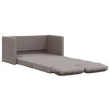 VidaXL Slaapbank vloermodel 2-in-1 112x174x55 cm stof taupe