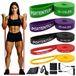 PORTENTUM Set Weerstandsbanden Fitness - 5 niveaus & accessoires