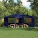 Prolenta Maison Exclusive Partytent zijwand, 2 stuks, 400 x 195 cm, blauw, PE en staal
