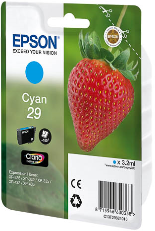 Epson Strawberry 29 C single pack / cyaan