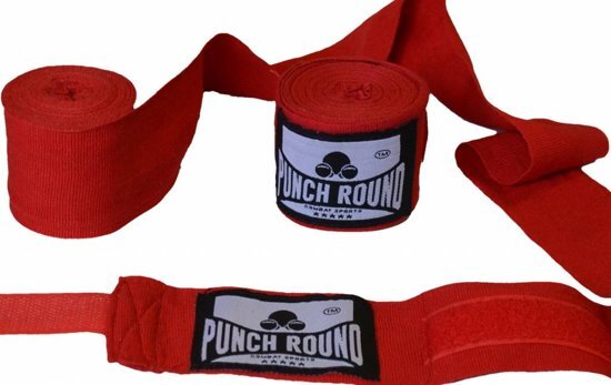 Punch Roundâ„¢ Perfect Stretch Bandages Rood 260 cm Punch Round Bandage