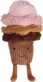 Flamingo Leka - Speelgoed Hond - IJsje - Bruin - 11x10,5x23cm