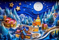 Alipson Puzzle Winterlandschap Puzzle 1000 pièces