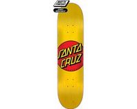 Santa Cruz Classic Dot 7.75 planche de skateboard - jaune