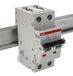 ABB S202-D16 Miniatuur Stroomonderbreker, 2-polig, Type D, 6/10kA Breaking Capaciteit, 16 Amp Stroom (2CDS252001R0161)