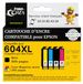 Epson Cartouches d'encre 604 XL, 4 pièces, format XL, convient pour 500 pages