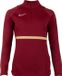 Nike Academy 21 Sporttrui - Maat XS - Vrouwen - donkerrood - goud