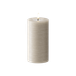 LED Blockkerzen WetLook Ø 7,5 x 15 cm Sable