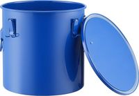 VEVOR Frituurolie-emmer, 37,8 L olie-afvoercontainer, Frituurolie-emmer van koolstofstaal met roestwerende coating, Olietransportcontainer met deksel, Vergrendelingsclips, Filterzak voor filtering