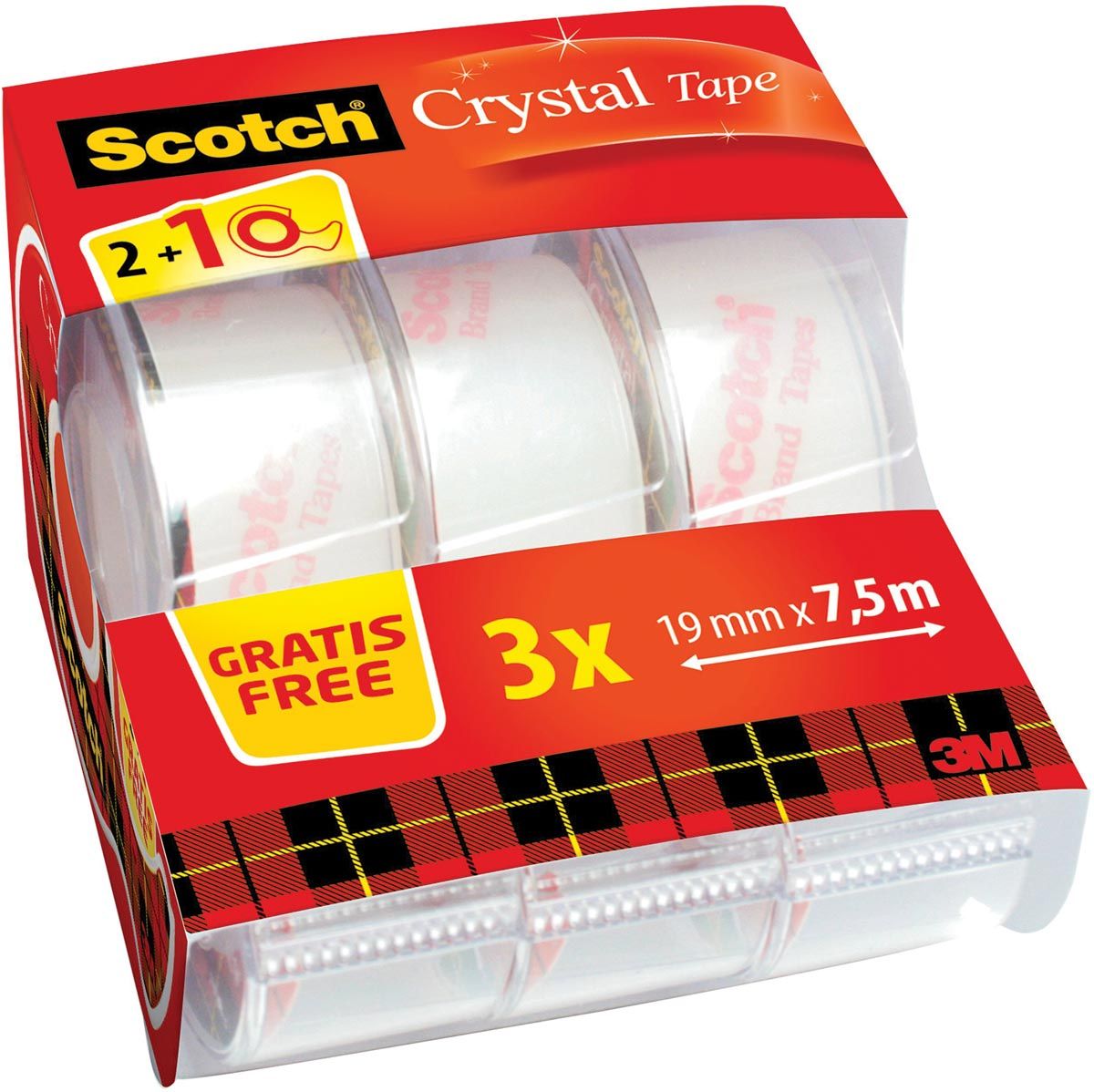 Scotch Plakband 600 19 mmx 7