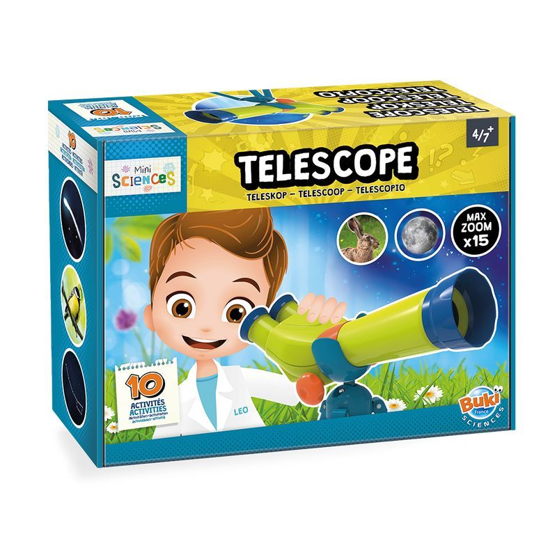 Buki Mini Sciences Telescope - Wetenschapsdoos voor Kinderen - 4+ Jaar