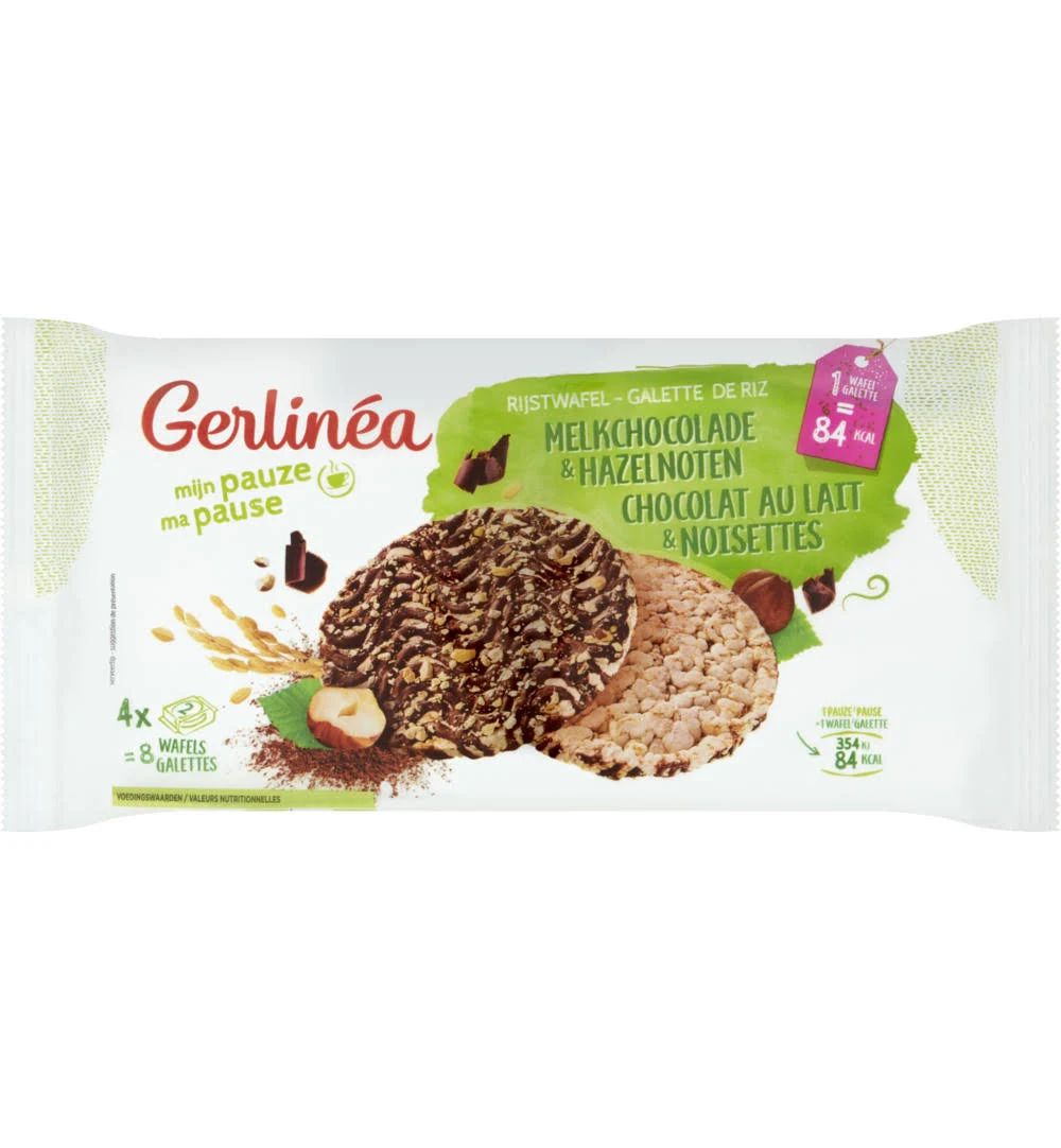 Gerlinéa Rijstwafel Chocolade Hazelnoot