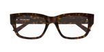 Balenciaga Bb0450o Lunettes de vue homme havane carrées 54mm