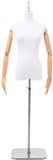 vidaXL Mannequin réglable de 165-213 cm avec pied Femme PP Blanc