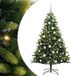 vidaXL Sapin de Noël artificiel avec charnières 150 LED vert 150 cm PVC et PE