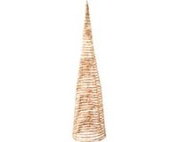 Lumineo Micro LED cone d23h90 cm naturel/warm wit