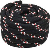 vidaXL Boottouw 3 mm 5 m Zwart en Rood