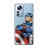 ERT GROUP mobiel telefoonhoesje voor Xiaomi 12 / 12X origineel en officieel erkend Marvel patroon Captain America 011