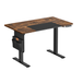 Ochama Bureau réglable en hauteur avec fonction mémoire et port USB-C marron-noir - 120 x 60 cm