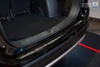 Zwart Avisa Zwart RVS Achterbumperprotector passend voor Mitsubishi Outlander III Facelift 2015- 'Ribs'