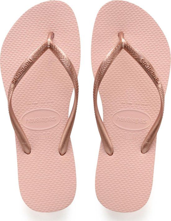 Havaianas Slim Slippers - Rosé/Roze - Maat 41/42 - Dames - 2024