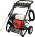 Nettoyeur haute pression à essence - Moteur 4 temps, 7,5 ch - 2200 PSI - Démarrage manuel - 3400 tr/min - Rouge