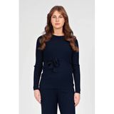 LOVE2WAIT aansluitende zwangerschaps longsleeve - marineblauw