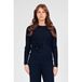 LOVE2WAIT aansluitende zwangerschaps longsleeve - marineblauw