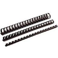 Fellowes 14 mm 30 cm 21 ringen A4 zwart 100 stuks plastic inbindkam